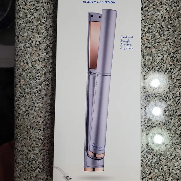 New still in box Cordless flat Iron Unbound Brand